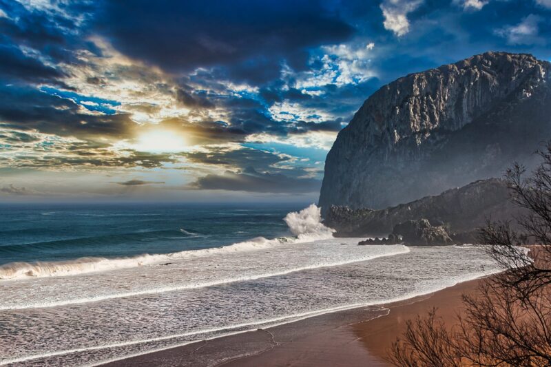 Paisaje del Cantábrico 029 — acantilados y mar — fotografía naturaleza — hegohaizea